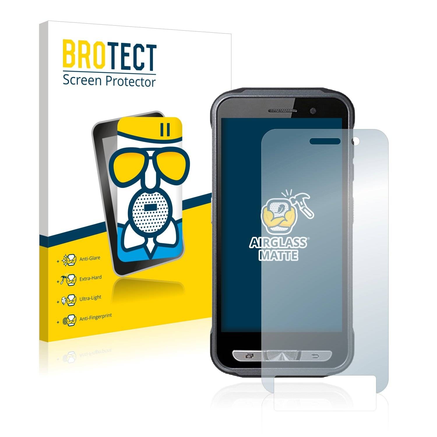 BROTECT AirGlass Matte Schutzglas Folie für Point Mobile