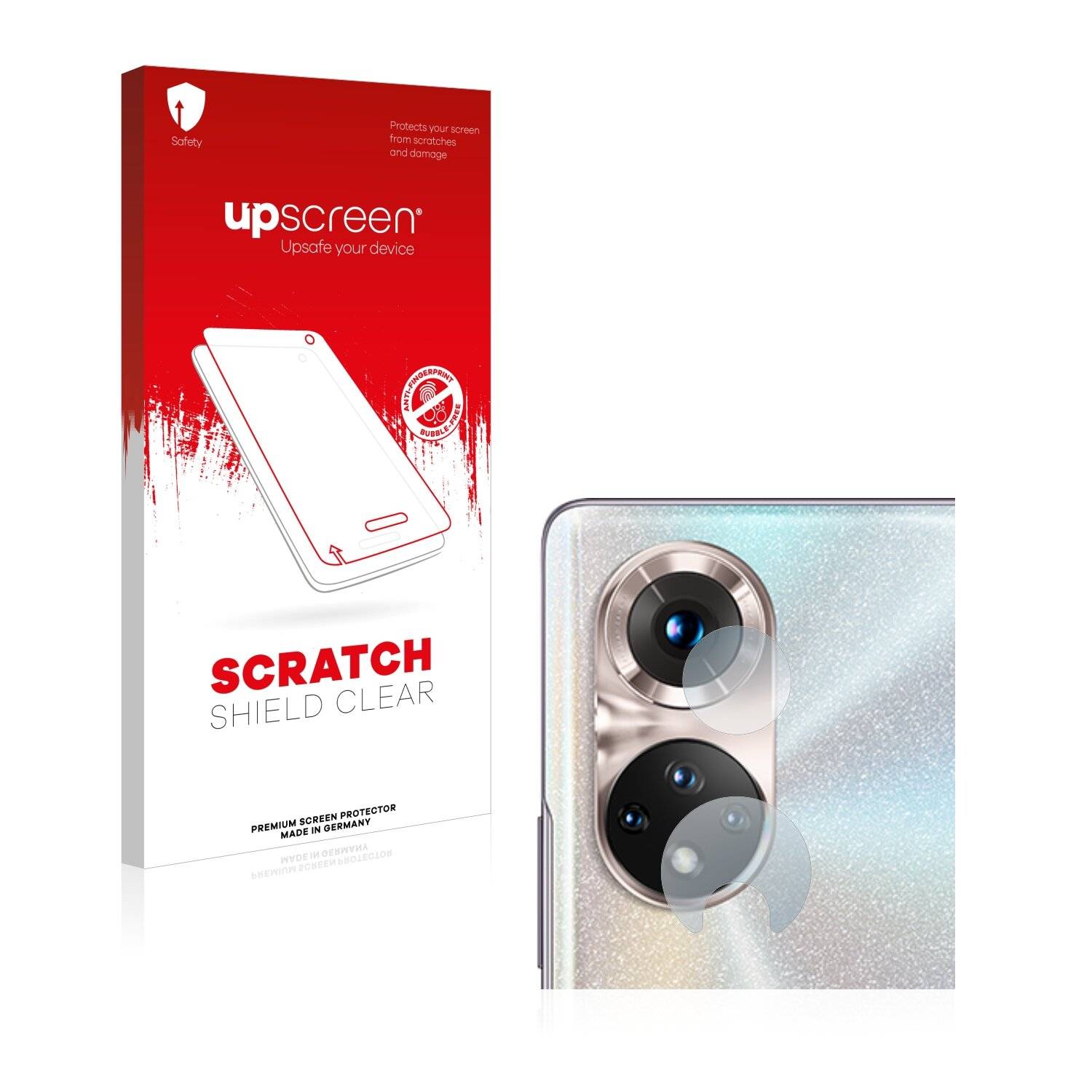 upscreen Scratch Shield Clear Premium Displayschutzfolie für Honor 50 Pro (NUR