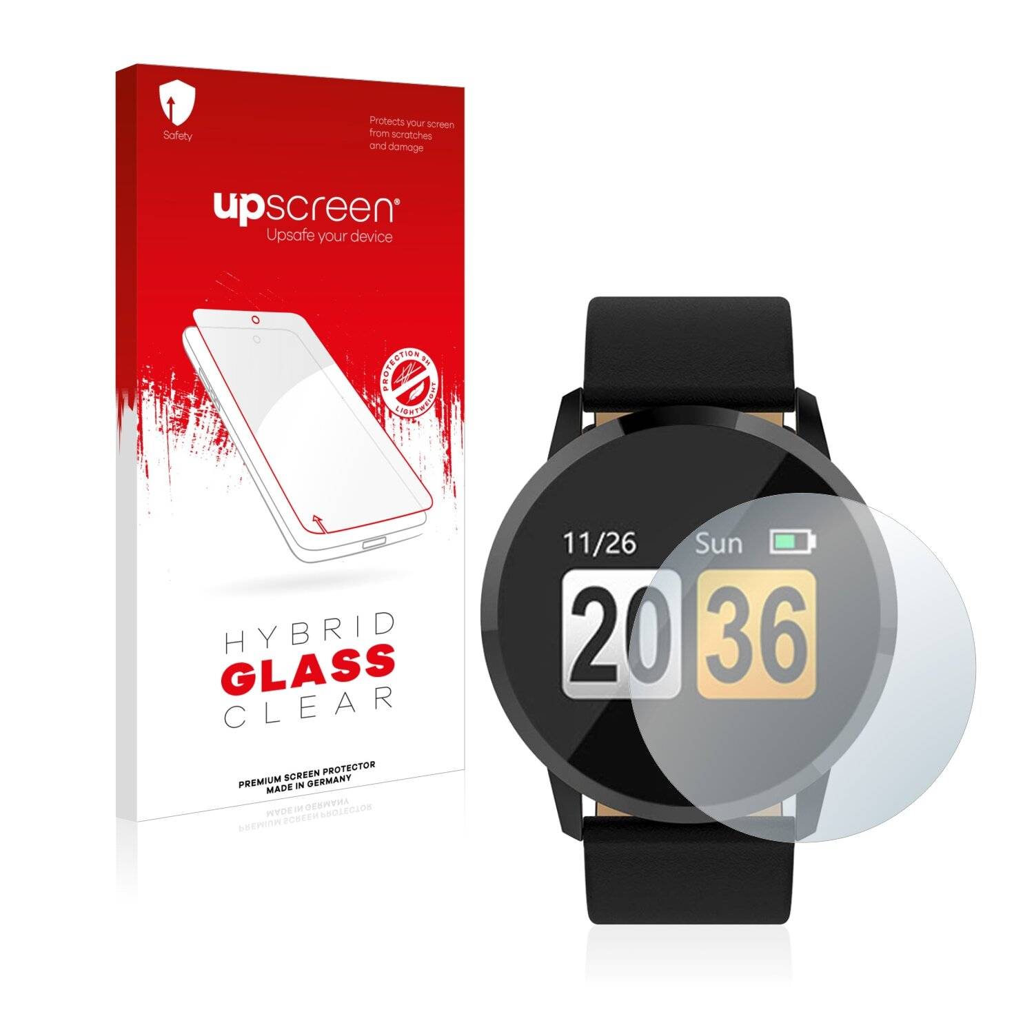 upscreen Hybrid Glass Clear Premium Schutzglas Folie für Gokoo