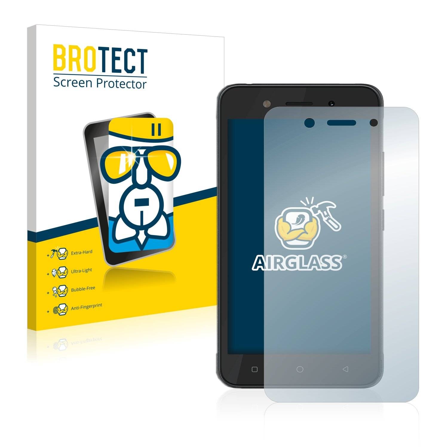 BROTECT AirGlass Schutzglas Folie für Tecno Pop