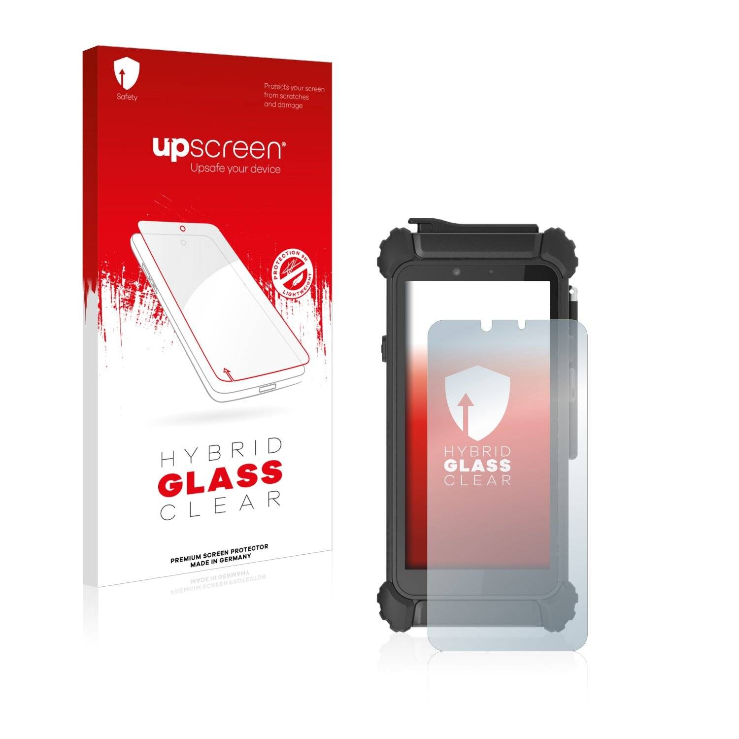 upscreen Hybrid Glass Clear Premium Schutzglas Folie für DT Research
