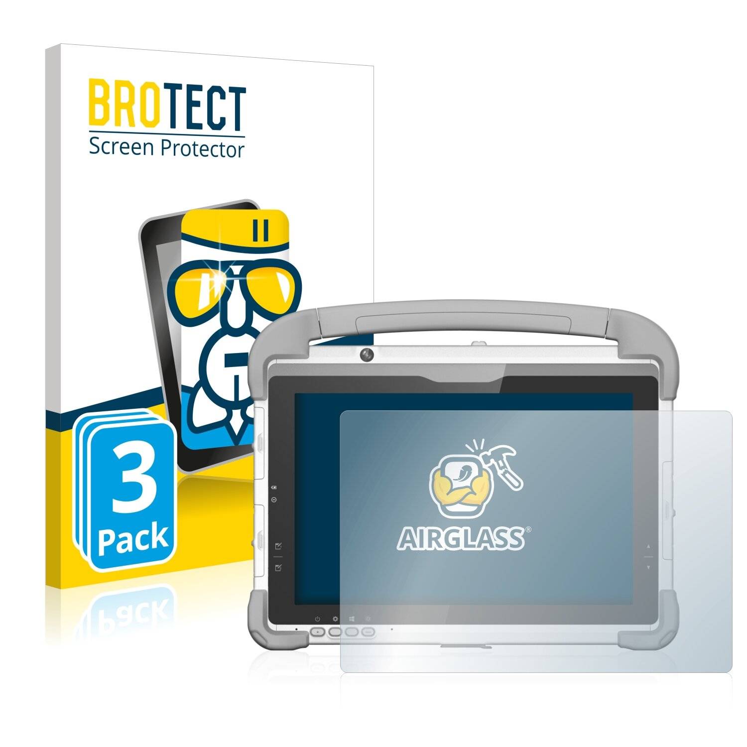 3x BROTECT AirGlass Schutzglas Folie für DT Research