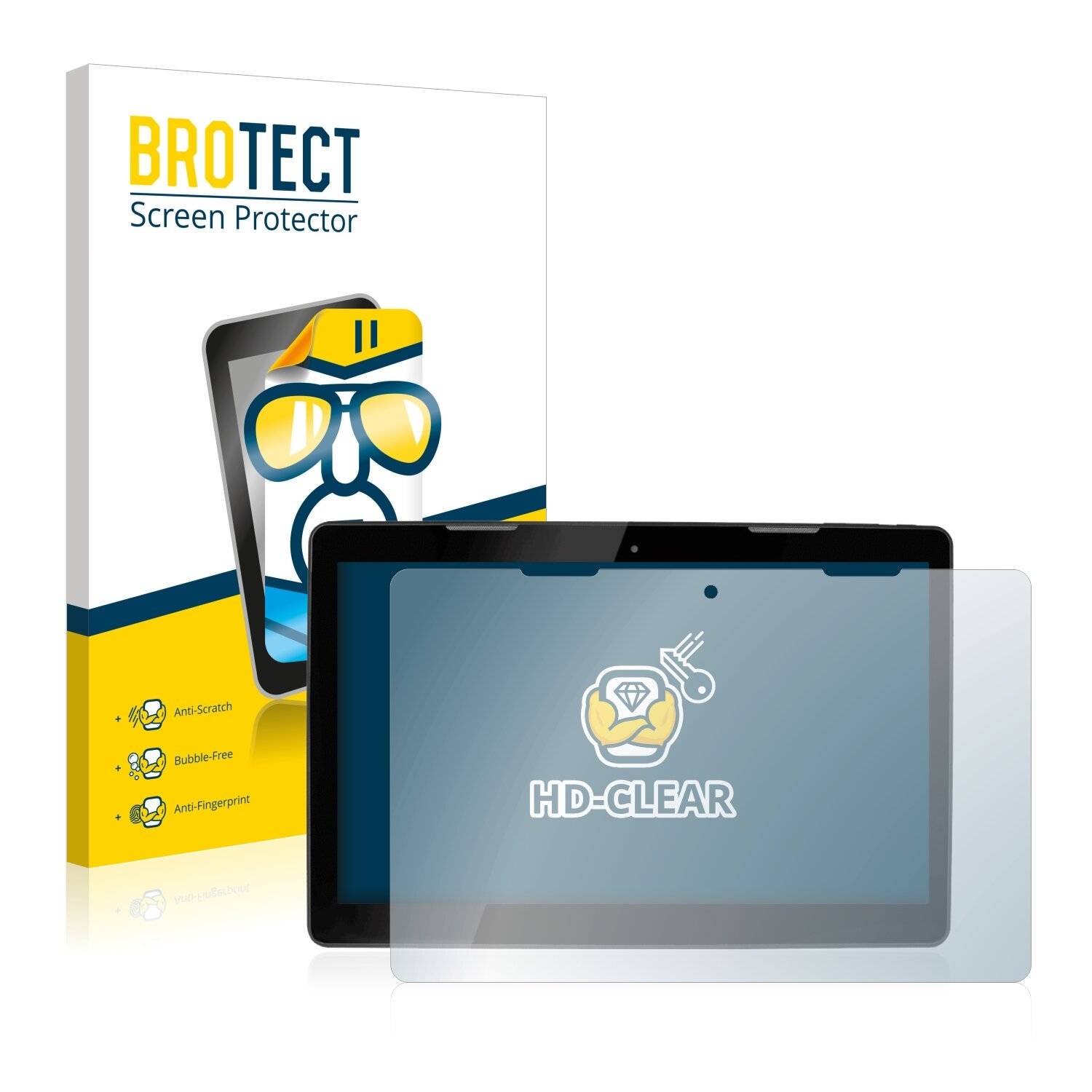 BROTECT HD-Clear Displayschutzfolie für Hannspree HannsPad Titan