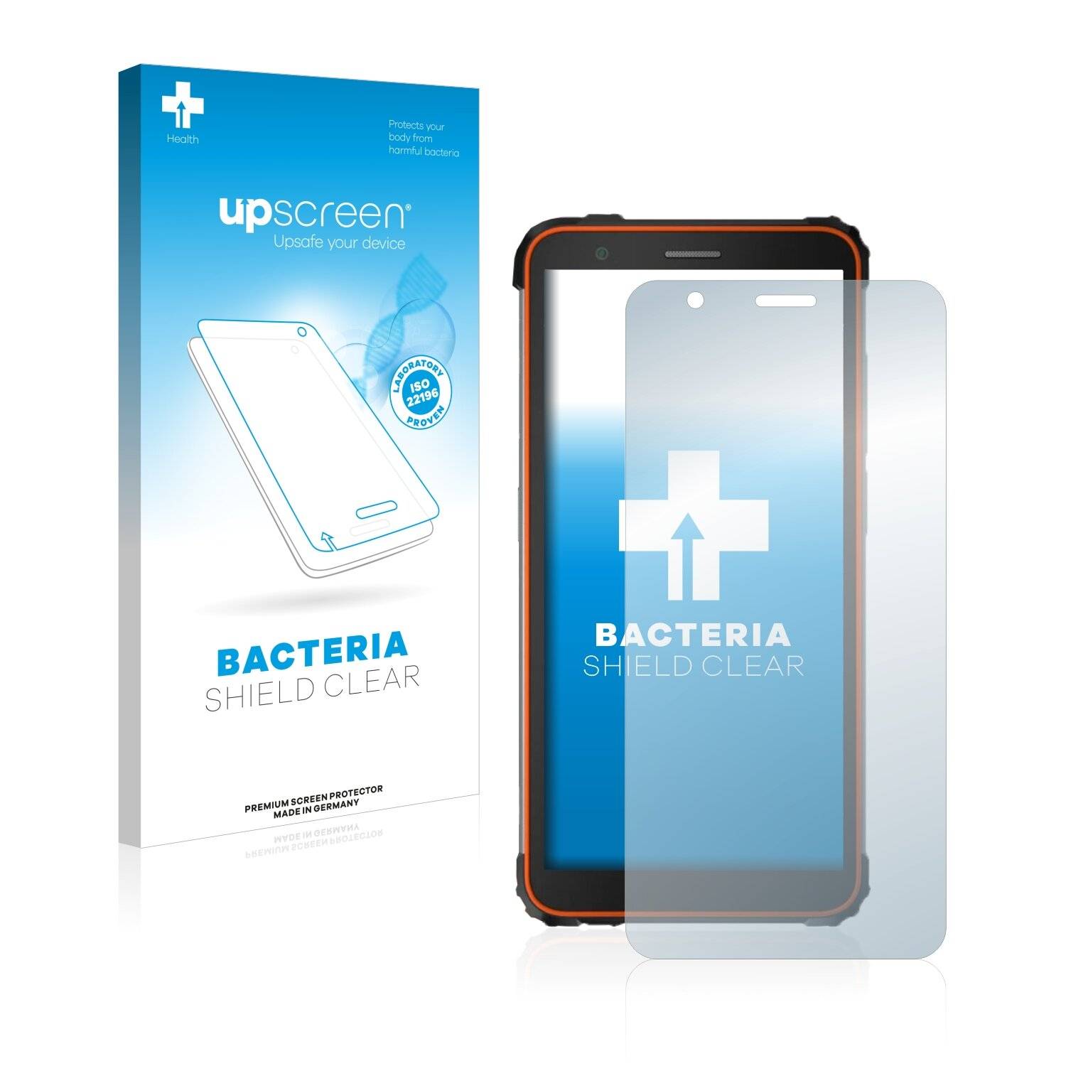 upscreen Bacteria Shield Clear Premium Antibakterielle Displayschutzfolie für Blackview