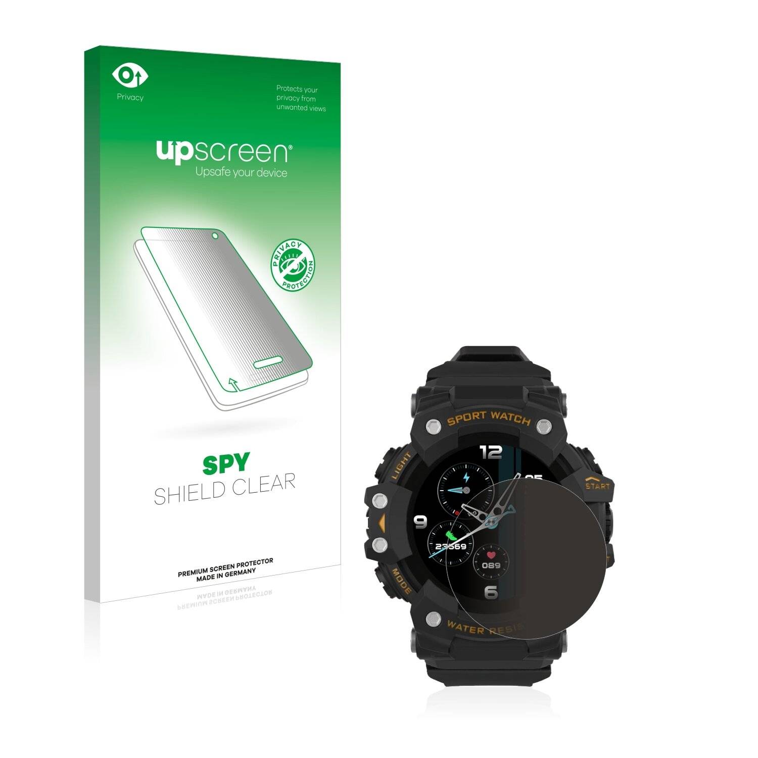 upscreen Spy Shield Clear Premium Blickschutzfolie für M Juniu
