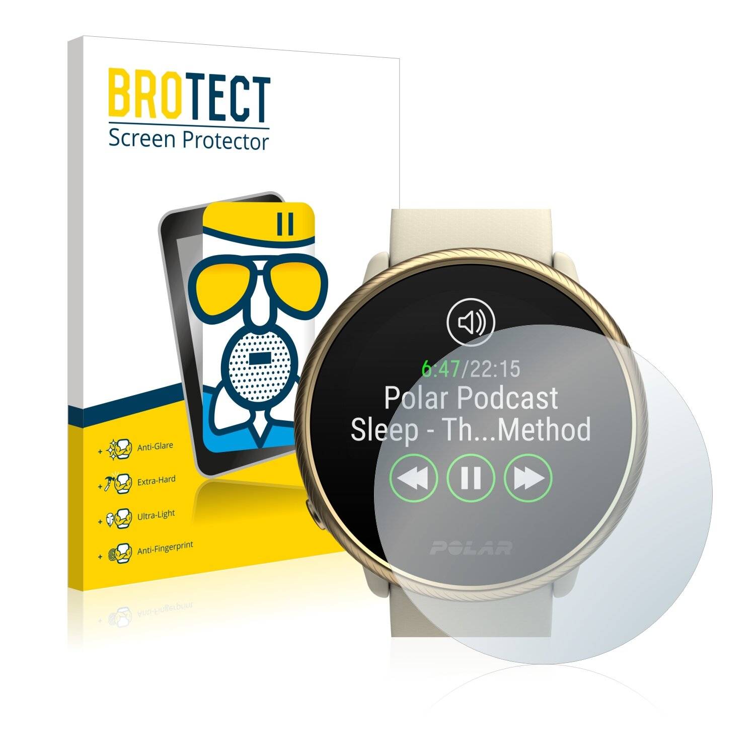 BROTECT AirGlass Matte Schutzglas Folie für Polar Ignite