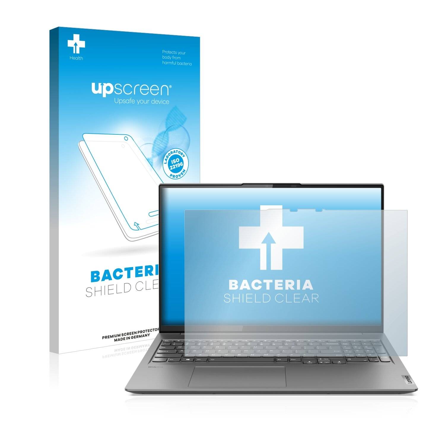 upscreen Bacteria Shield Clear Premium Antibakterielle Displayschutzfolie für Lenovo Yoga