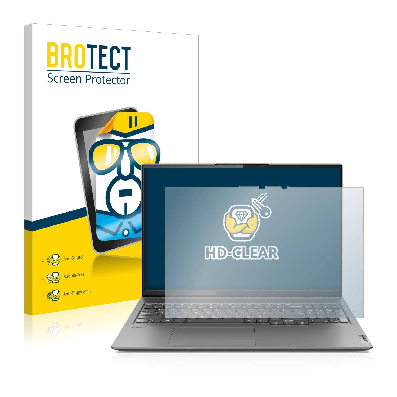 BROTECT HD-Clear Displayschutzfolie für Lenovo Yoga Slim 7 Pro