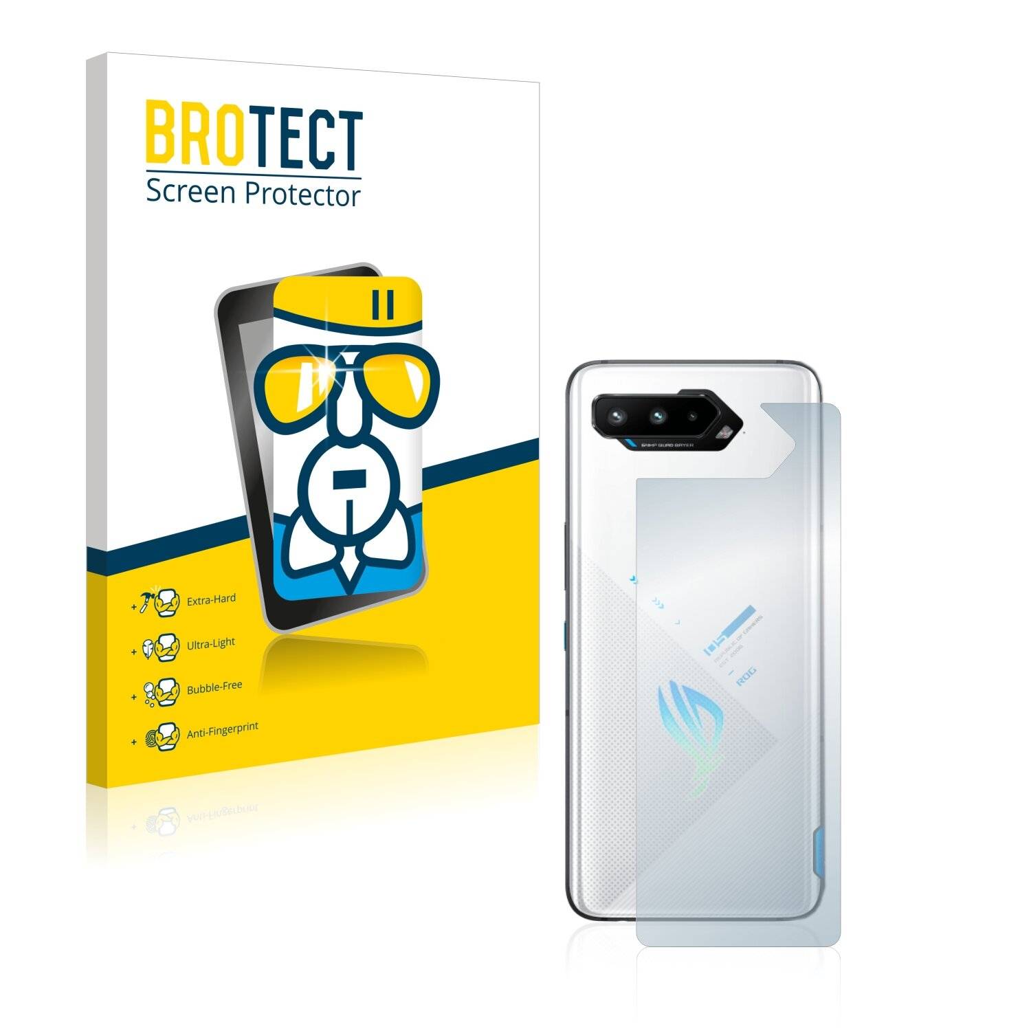 BROTECT AirGlass Schutzglas Folie für Asus ROG Phone 5s