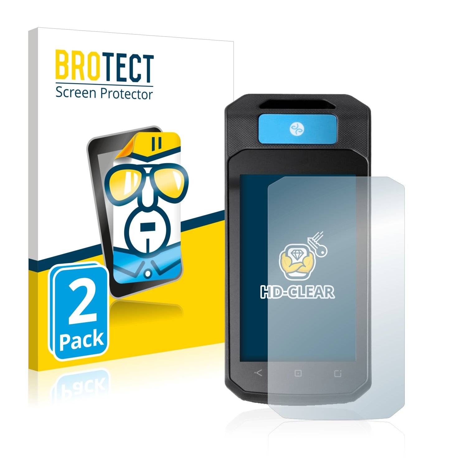 2x BROTECT HD-Clear Displayschutzfolie für Accu-Chek Insight mit
