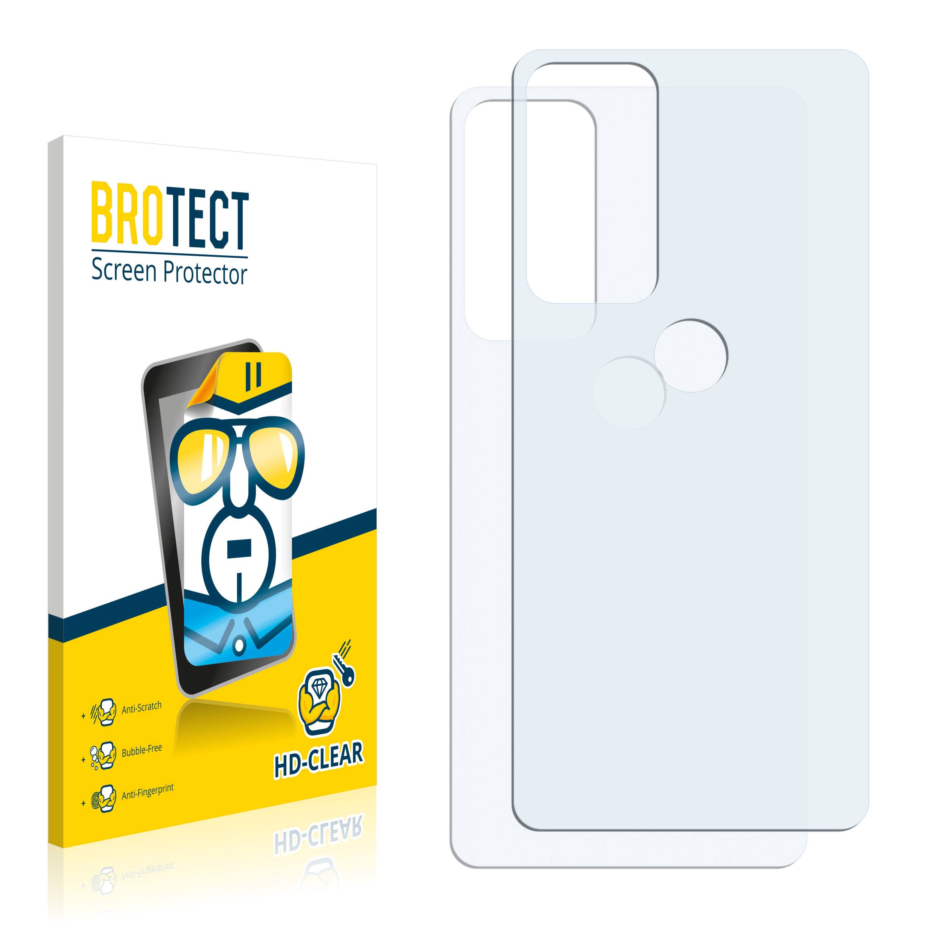 2x BROTECT HD-Clear Displayschutzfolie für Motorola Edge 20