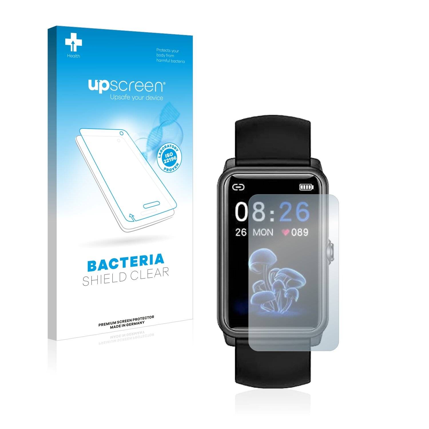 upscreen Bacteria Shield Clear Premium Antibakterielle Displayschutzfolie für Jpantech