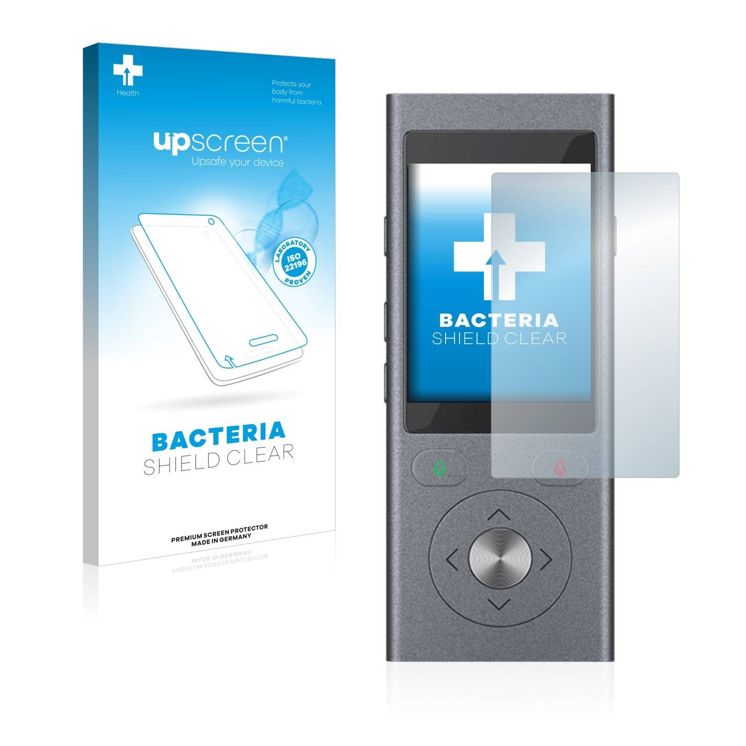 upscreen Bacteria Shield Clear Premium Antibakterielle Displayschutzfolie für Vasco