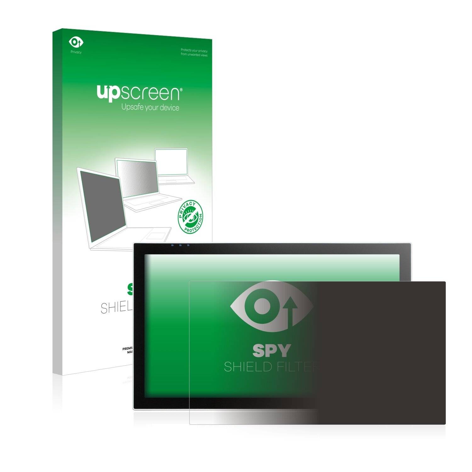 upscreen Spy Shield Filter Premium Blickschutzfilter für DT Research