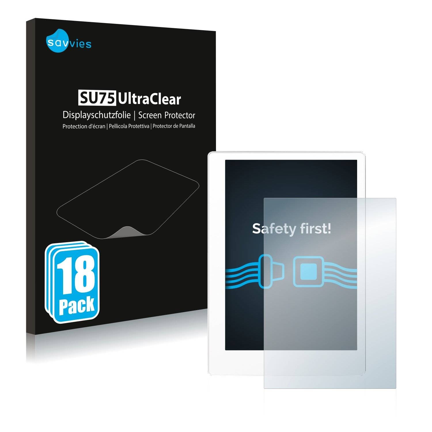 18x Savvies SU75 Displayschutzfolie für Hanvon 9701 Smart