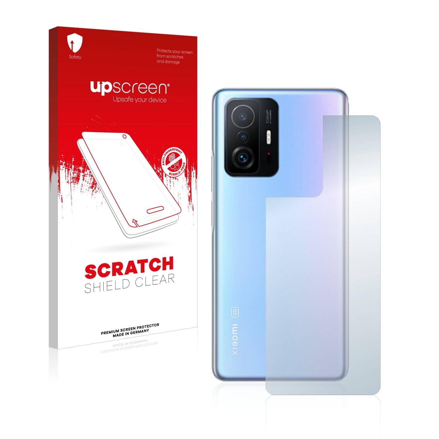 upscreen Scratch Shield Clear Premium Displayschutzfolie für Xiaomi 11T