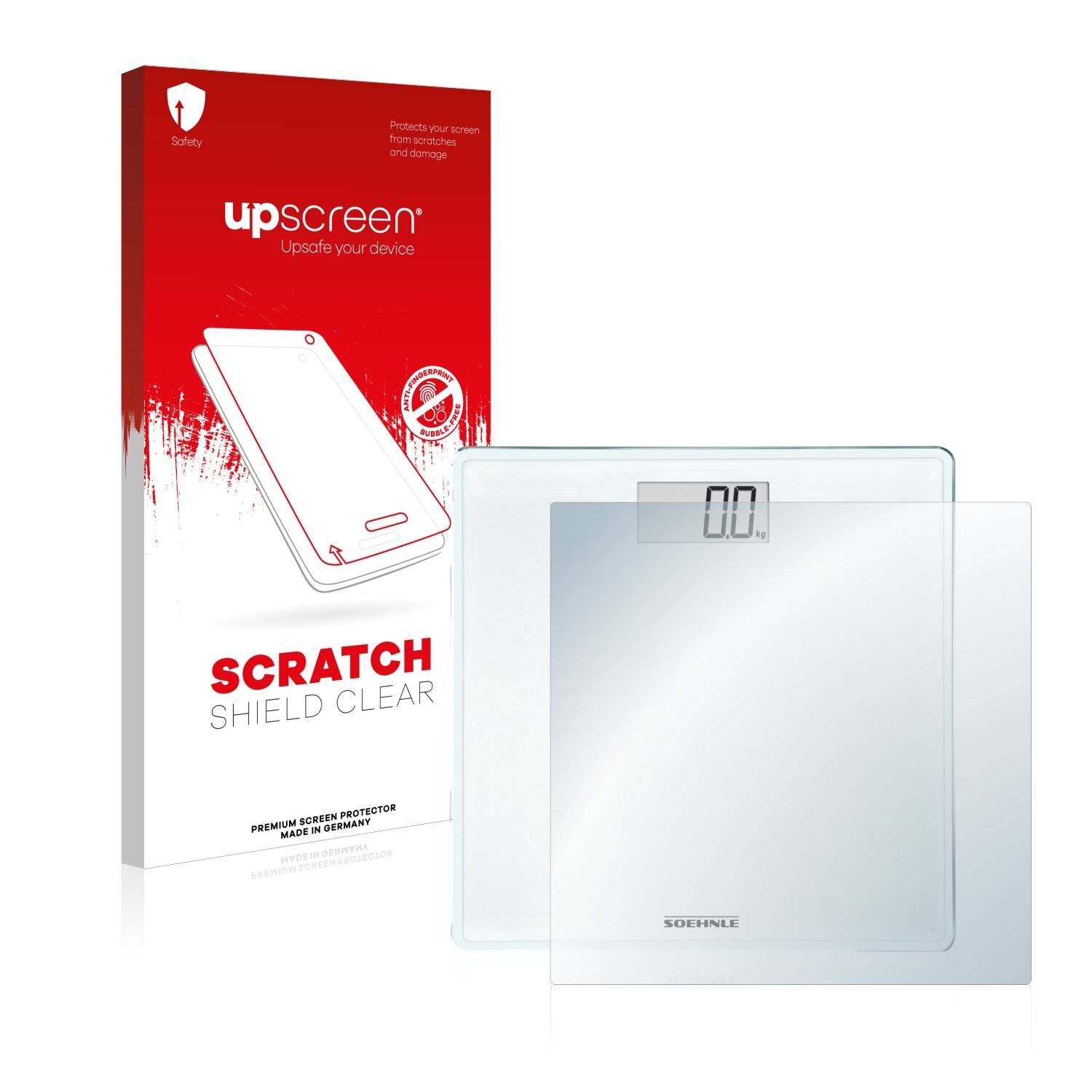 upscreen Scratch Shield Clear Premium Displayschutzfolie für Soehnle Style Sense Compact