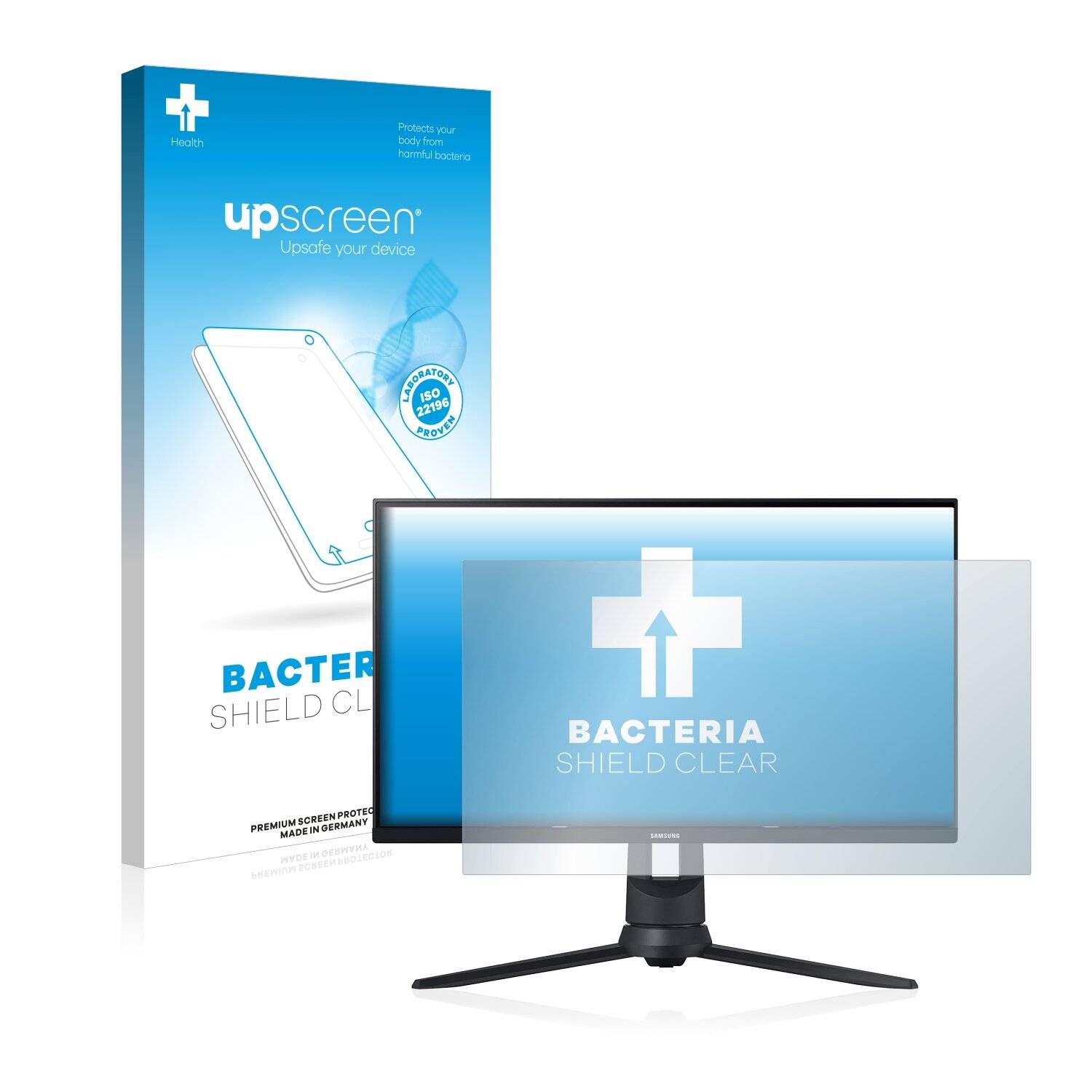 upscreen Bacteria Shield Clear Premium Antibakterielle Displayschutzfolie für Samsung