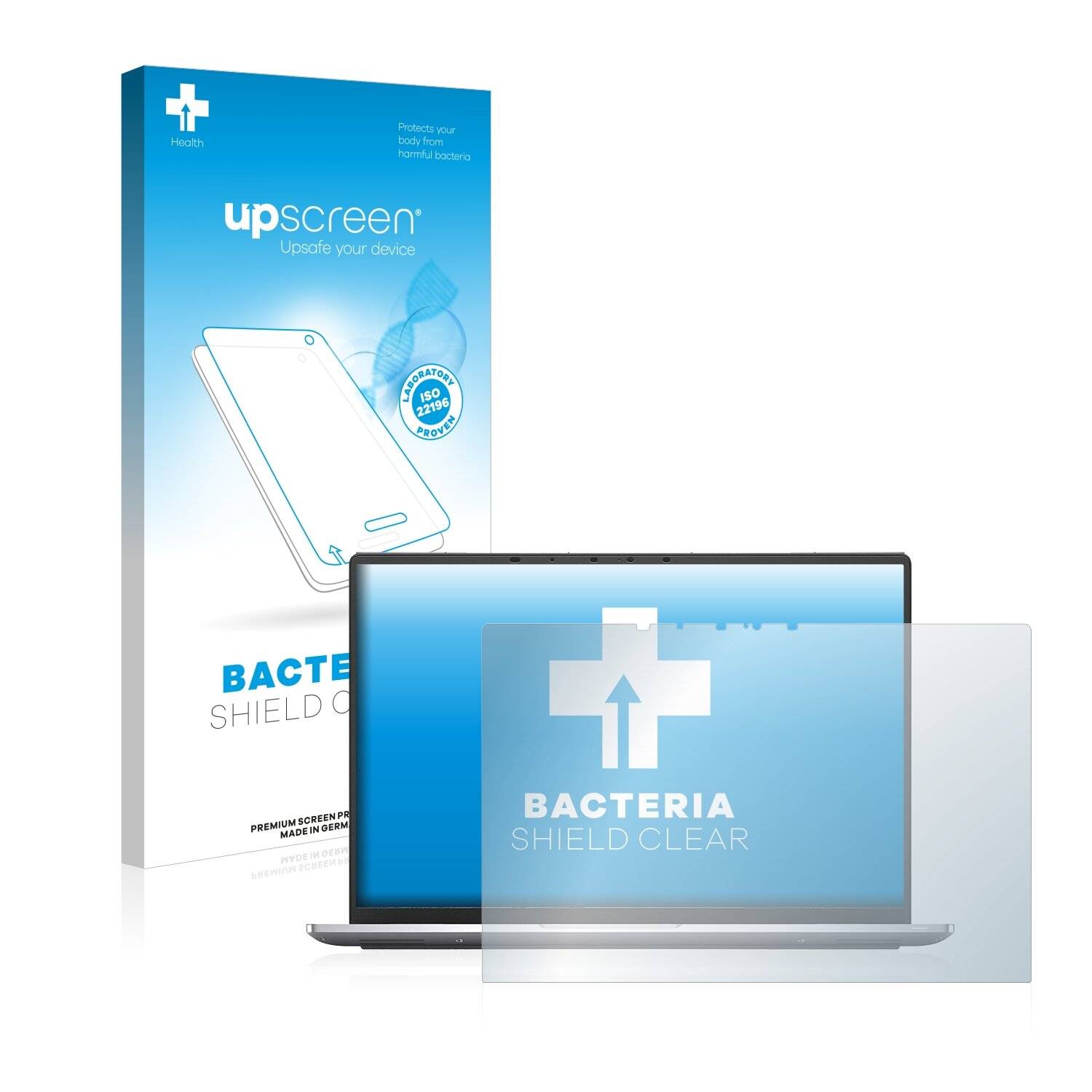 upscreen Bacteria Shield Clear Premium Antibakterielle Displayschutzfolie für Dell Latitude