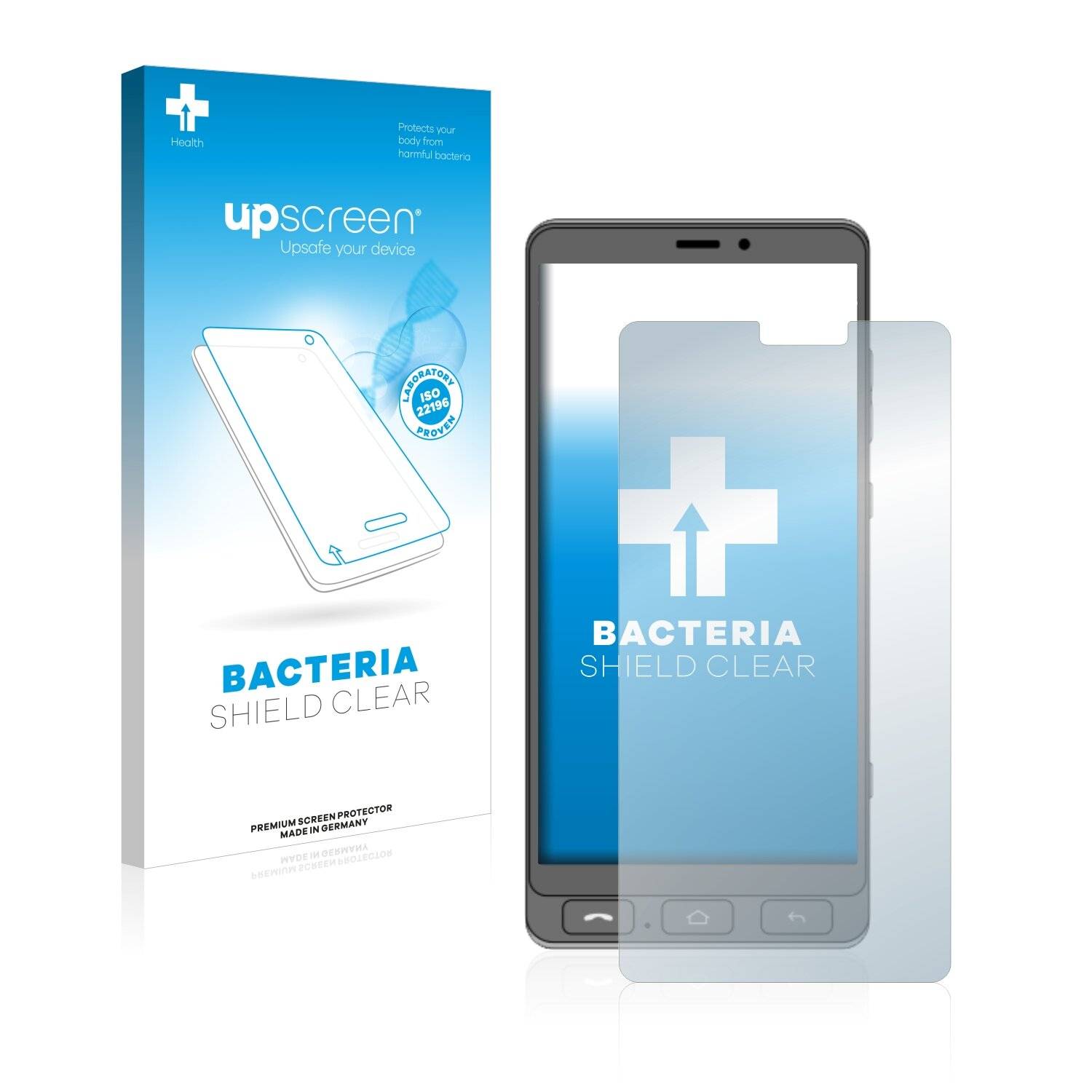 upscreen Bacteria Shield Clear Premium Antibakterielle Displayschutzfolie für Olympia Neo