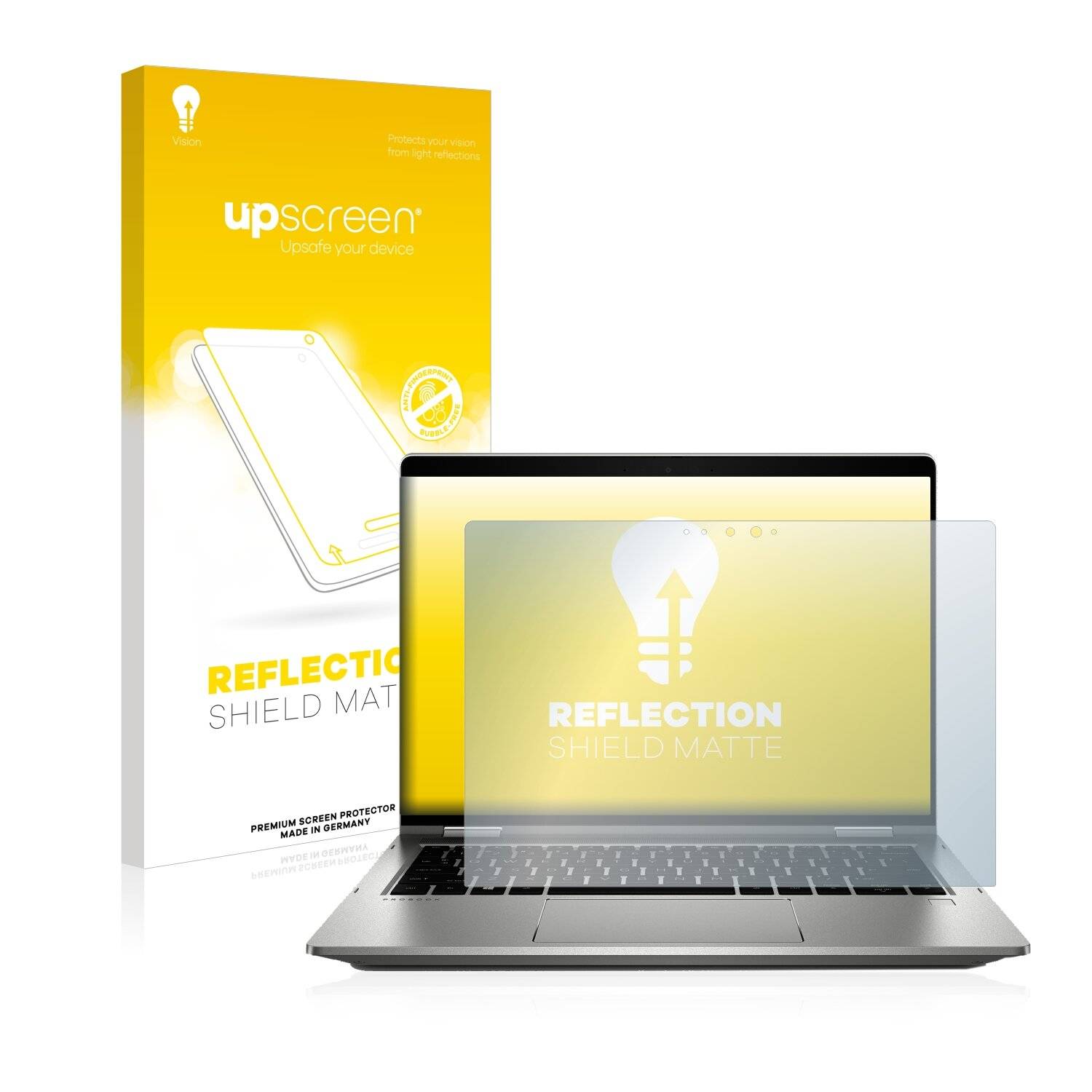 upscreen Reflection Shield Matte Premium Displayschutzfolie für HP ProBook x360 435