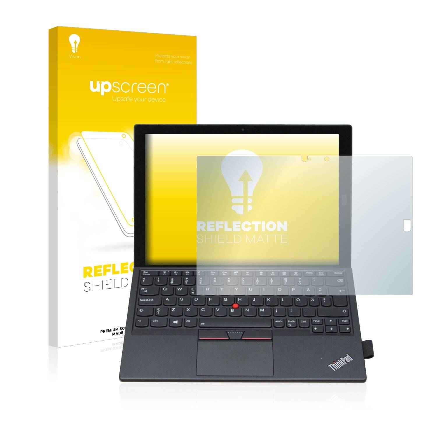 upscreen Reflection Shield Matte Premium Displayschutzfolie für Lenovo ThinkPad X1 Tablet