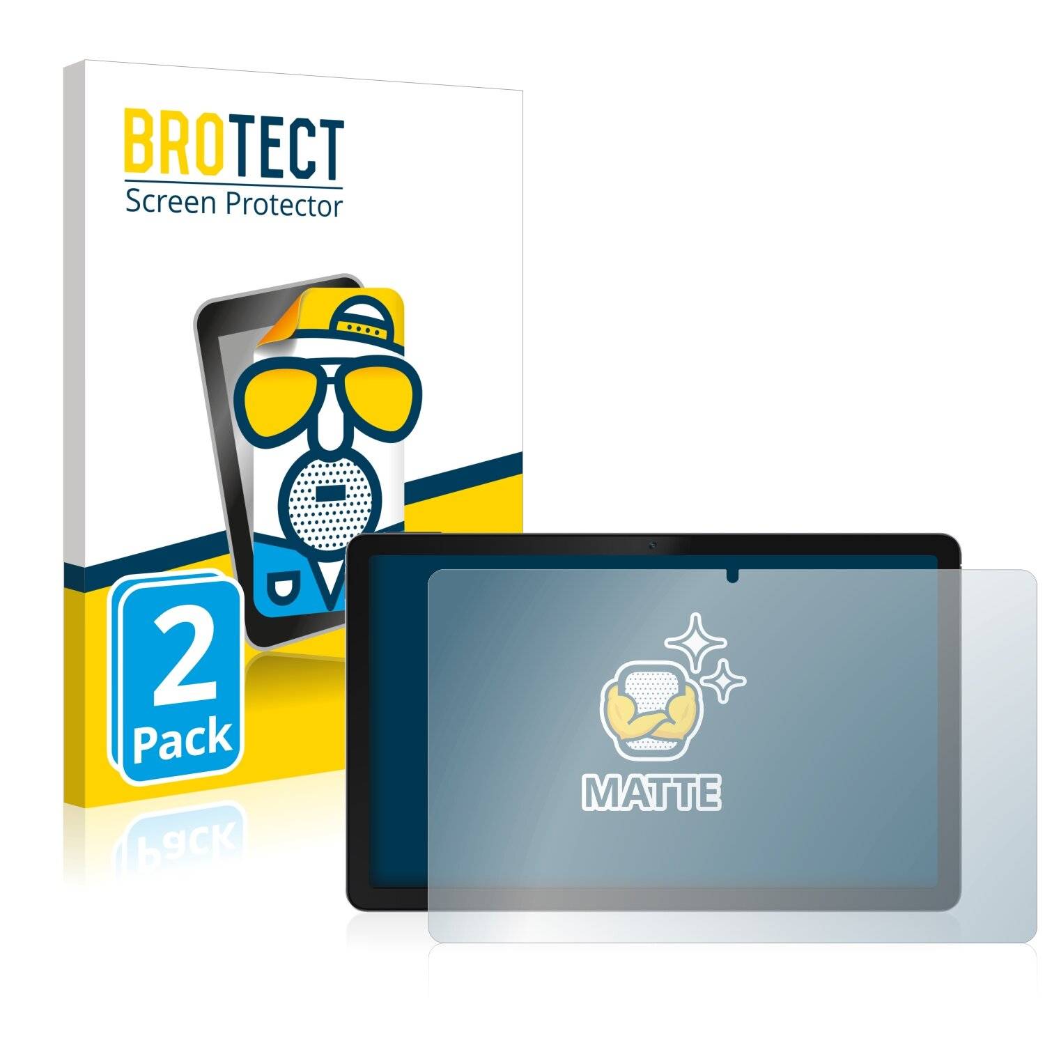 2x BROTECT Matte Displayschutzfolie für Realme Pad - Entspiegelt,