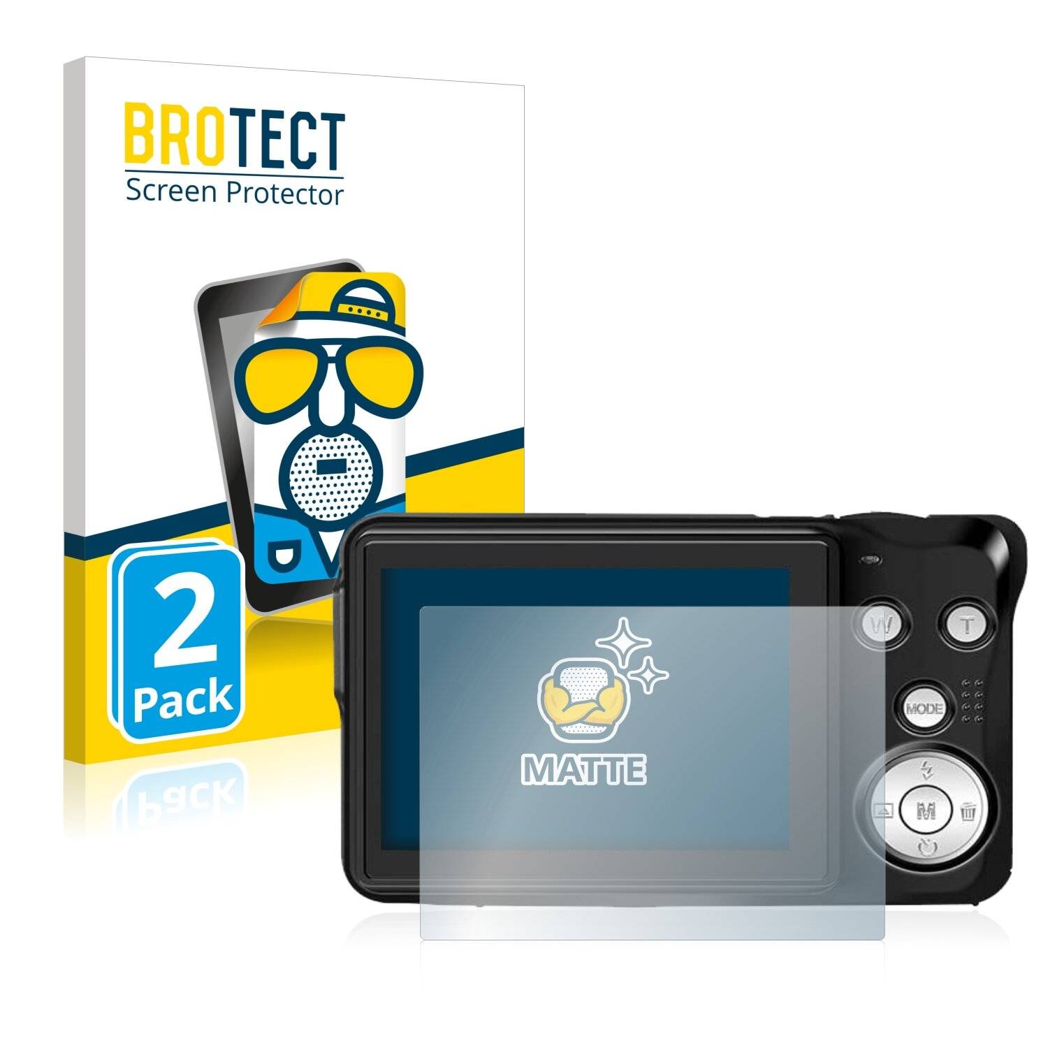 2x BROTECT Matte Displayschutzfolie für Linnse DC5 - Entspiegelt,