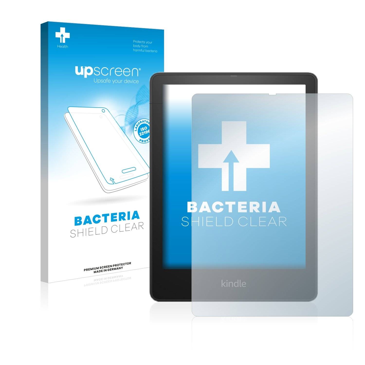 upscreen Bacteria Shield Clear Premium Antibakterielle Displayschutzfolie für Amazon Kindle