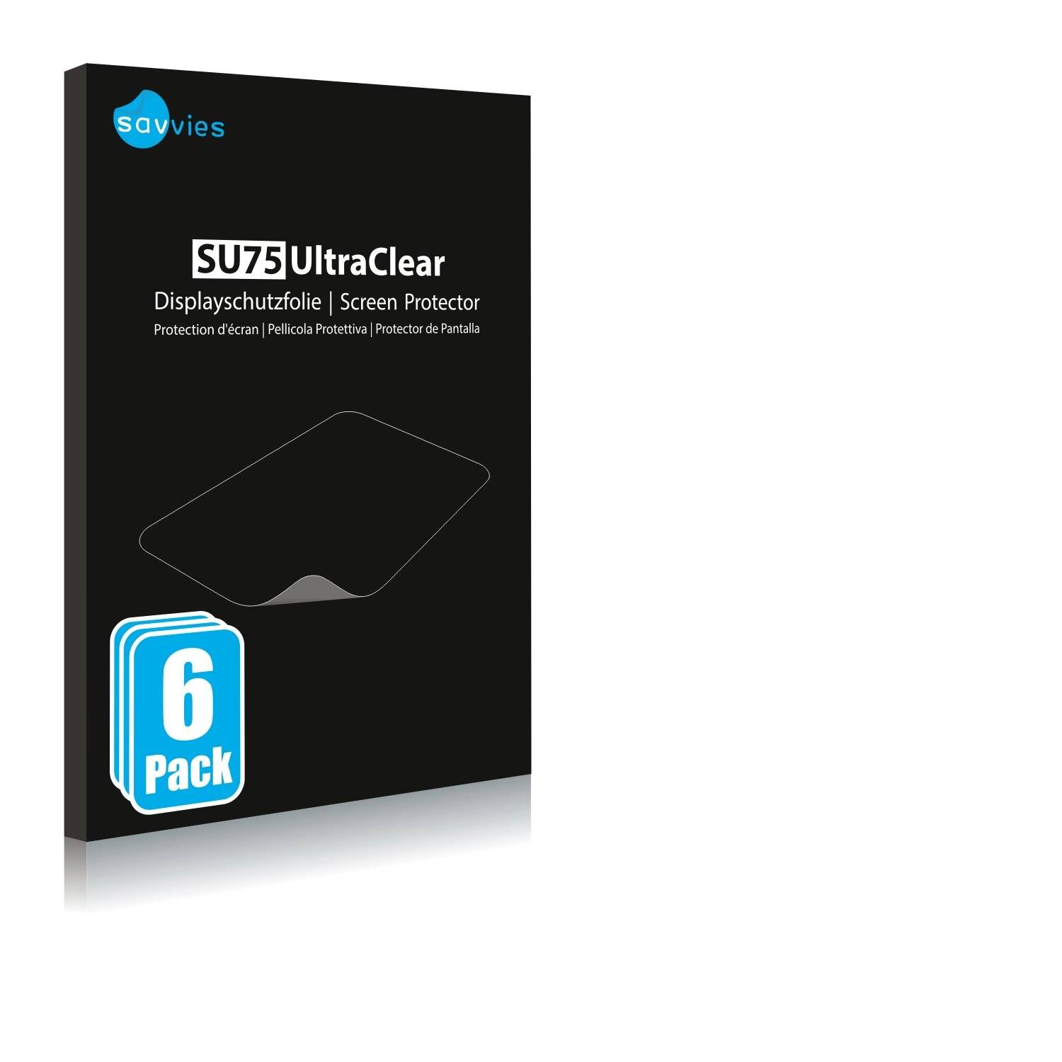 6x Savvies SU75 Displayschutzfolie für Realme Race