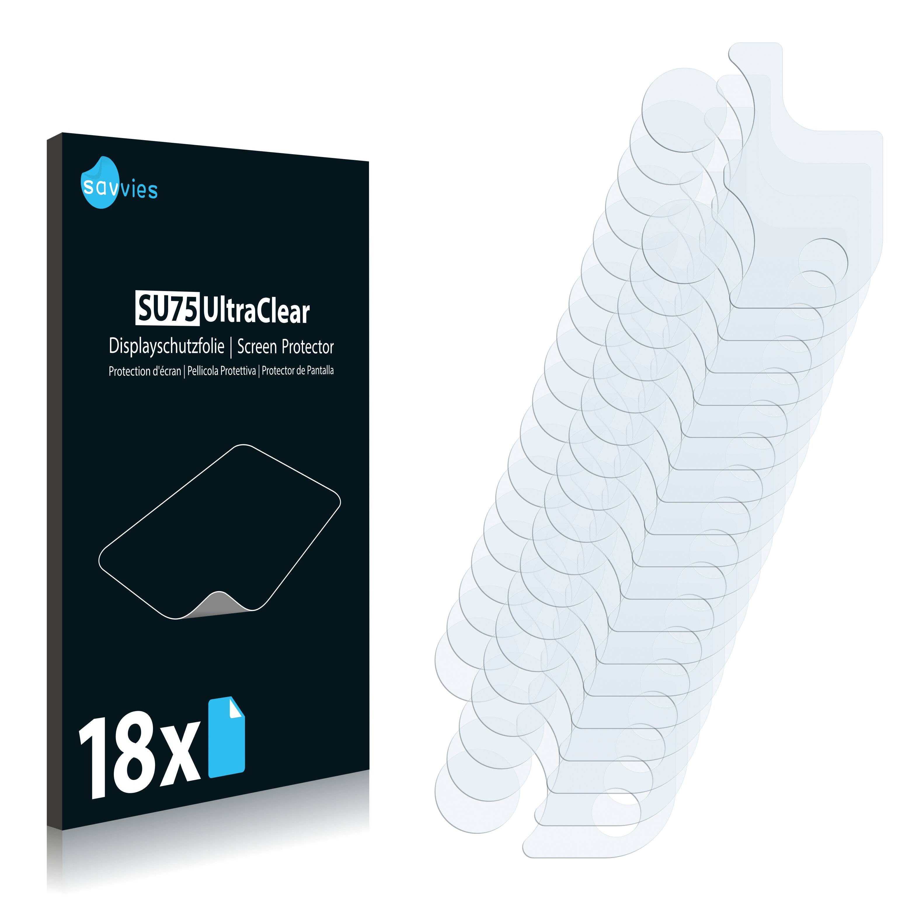 18x Savvies SU75 Displayschutzfolie für Apple iPad Pro 11 WiFi Cellular 2021 (NUR Kamera, 3.