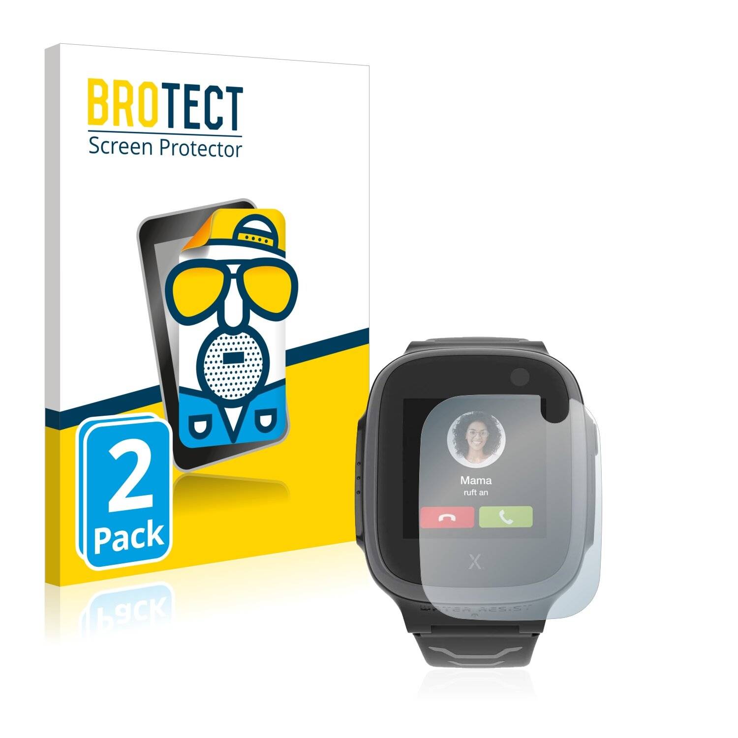 2x BROTECT Matte Displayschutzfolie für Vodafone Smart Watch X5 - Entspiegelt,
