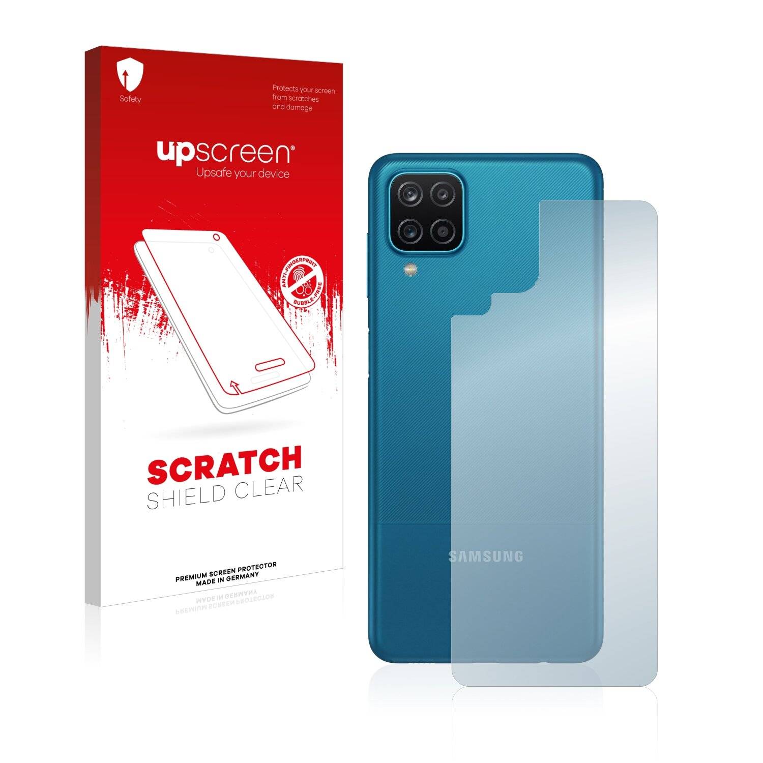 upscreen Scratch Shield Clear Premium Displayschutzfolie für Samsung Galaxy A12