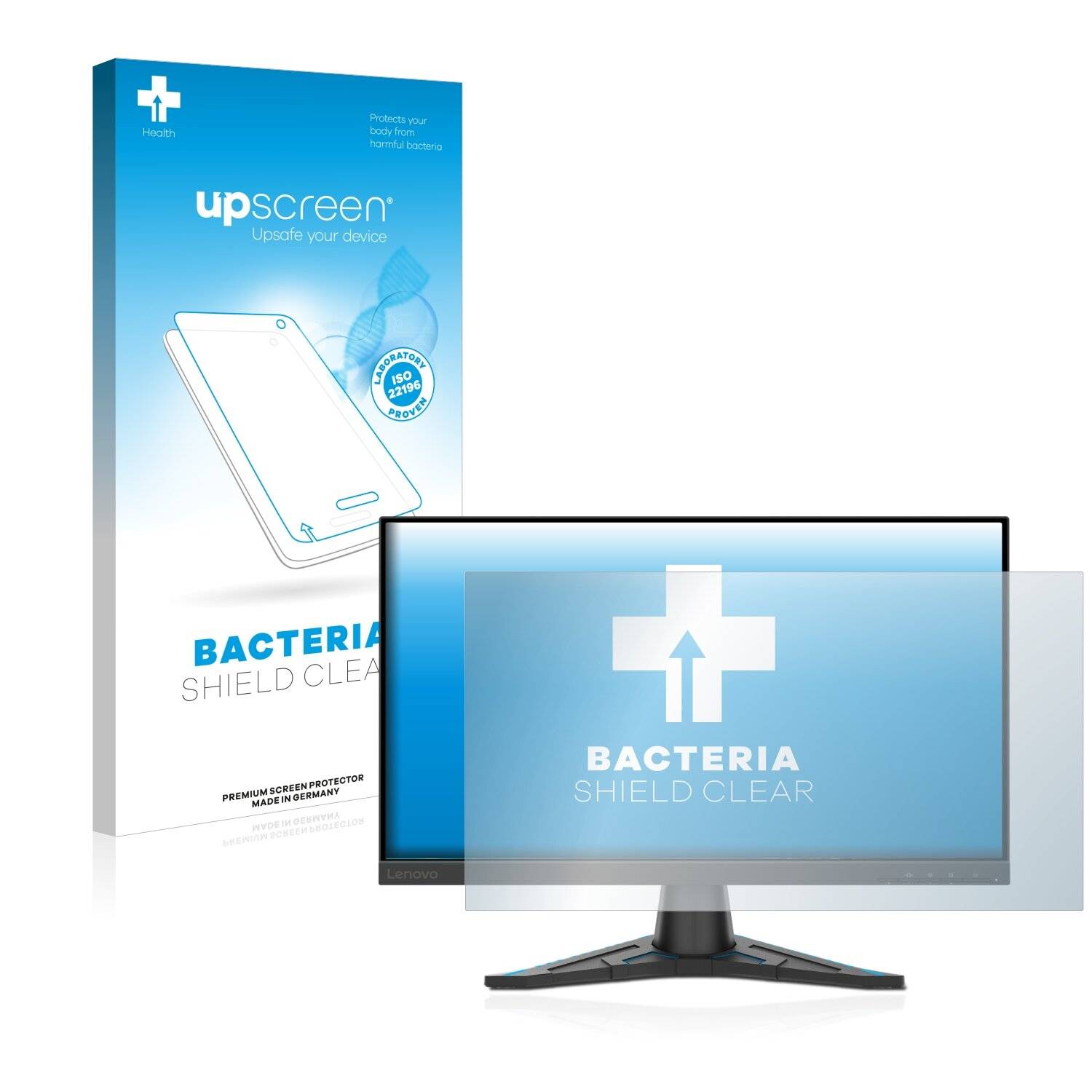 upscreen Bacteria Shield Clear Premium Antibakterielle Displayschutzfolie für Lenovo