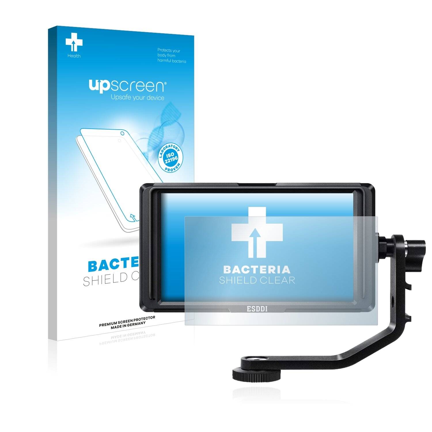 upscreen Bacteria Shield Clear Premium Antibakterielle Displayschutzfolie für ESDDI F5