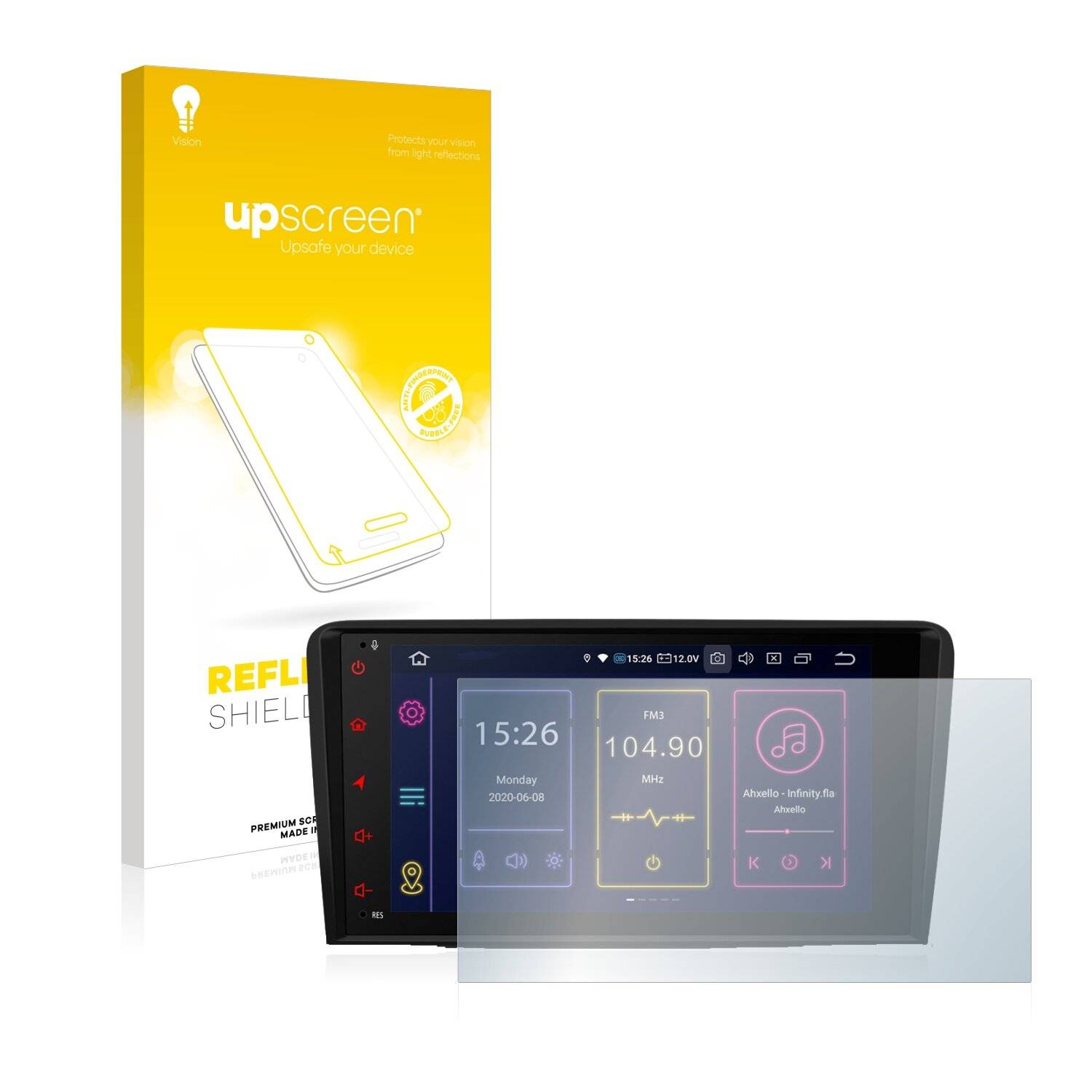 upscreen Reflection Shield Matte Premium Displayschutzfolie für Xtrons