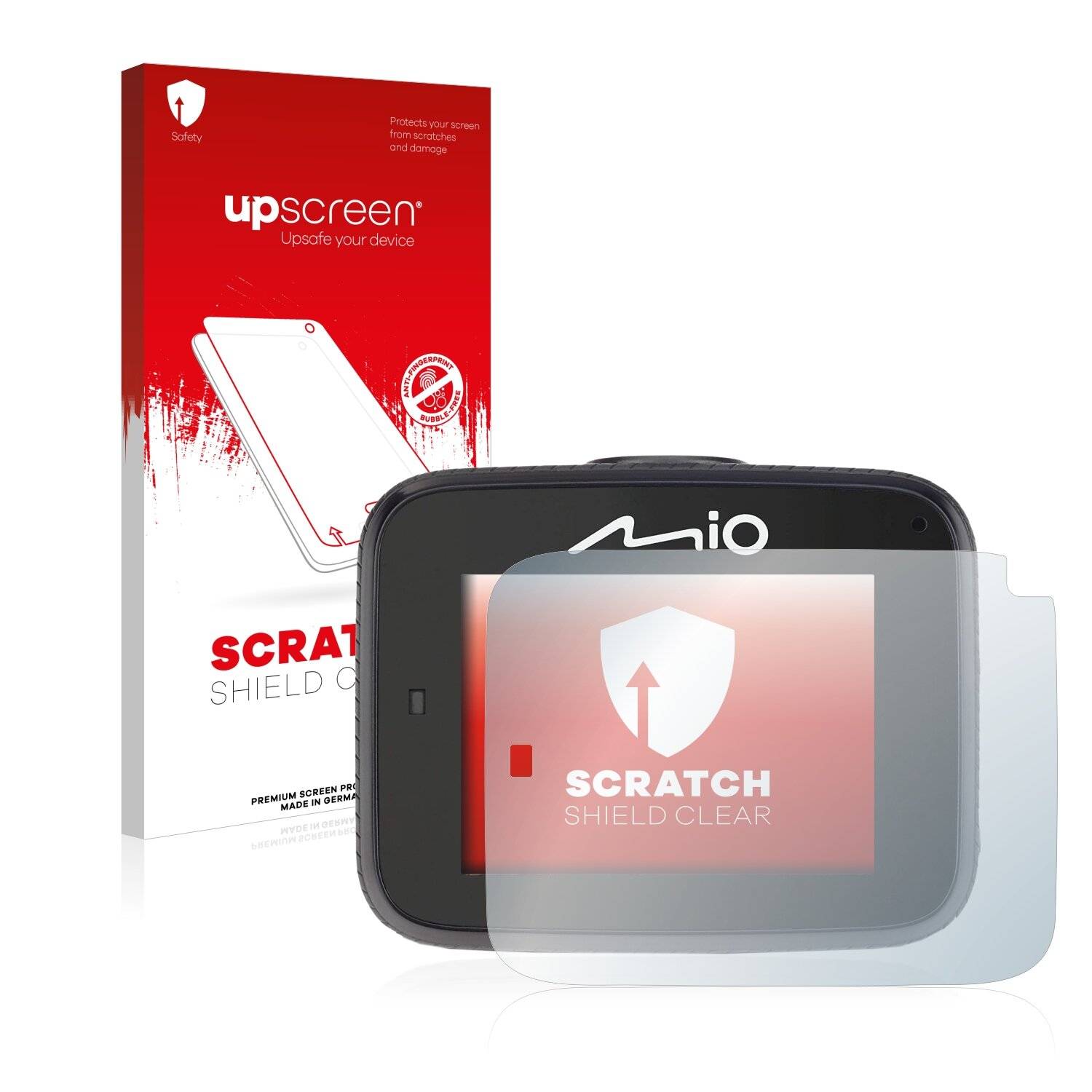 upscreen Scratch Shield Clear Premium Displayschutzfolie für Mitac Mio MiVue