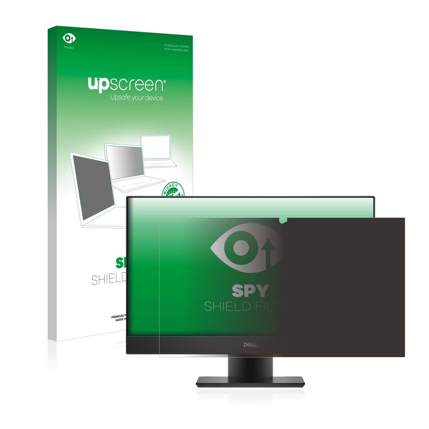 upscreen Spy Shield Filter Premium Blickschutzfilter für Dell OptiPlex 7450 All-in-One
