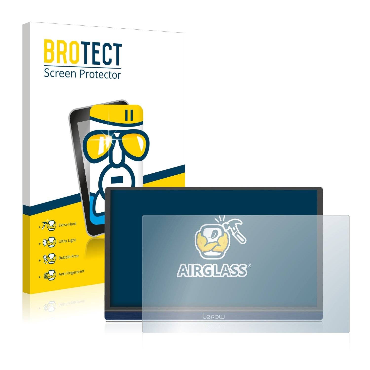 BROTECT AirGlass Schutzglas Folie für Lepow