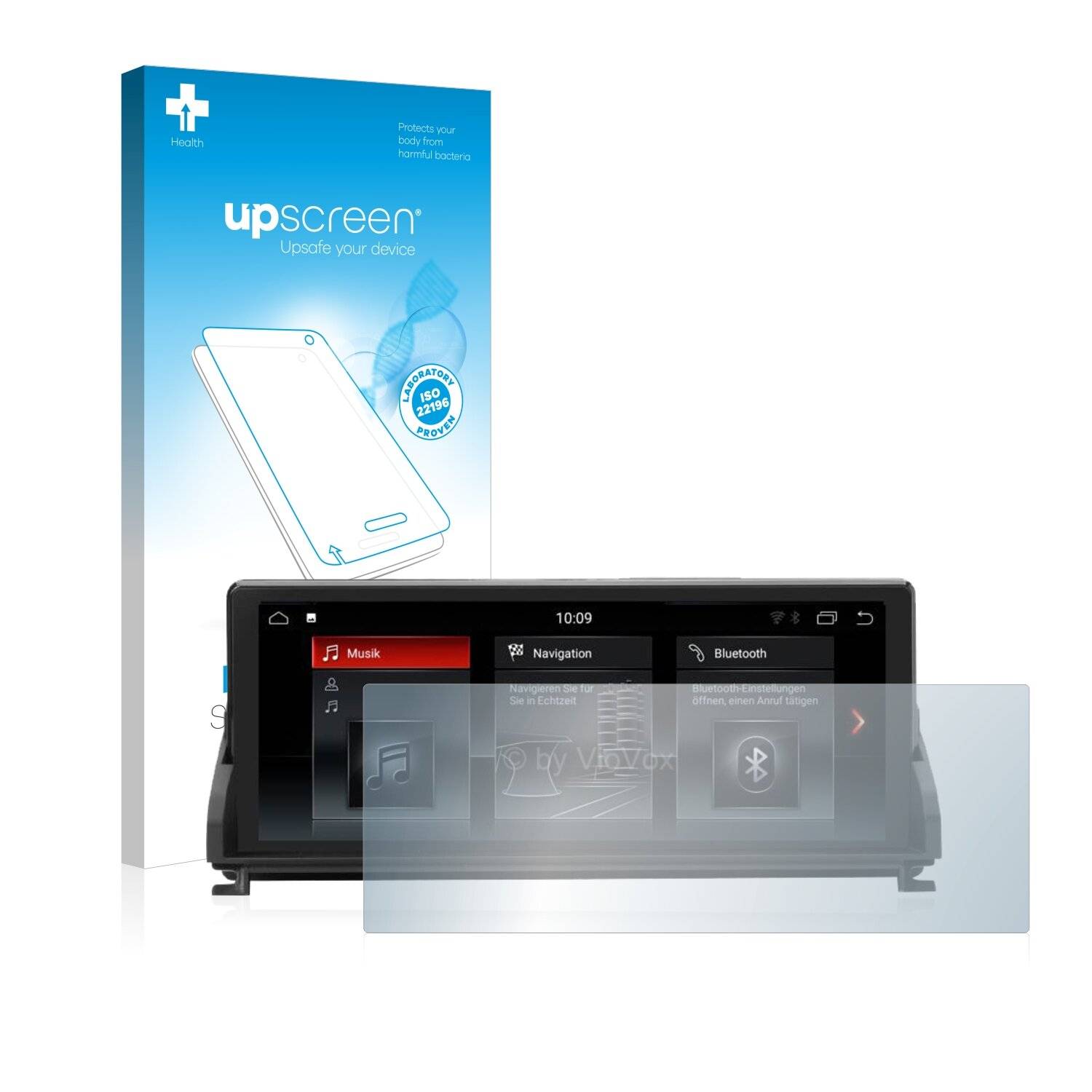 upscreen Bacteria Shield Clear Premium Antibakterielle Displayschutzfolie für BMW Z4 2016