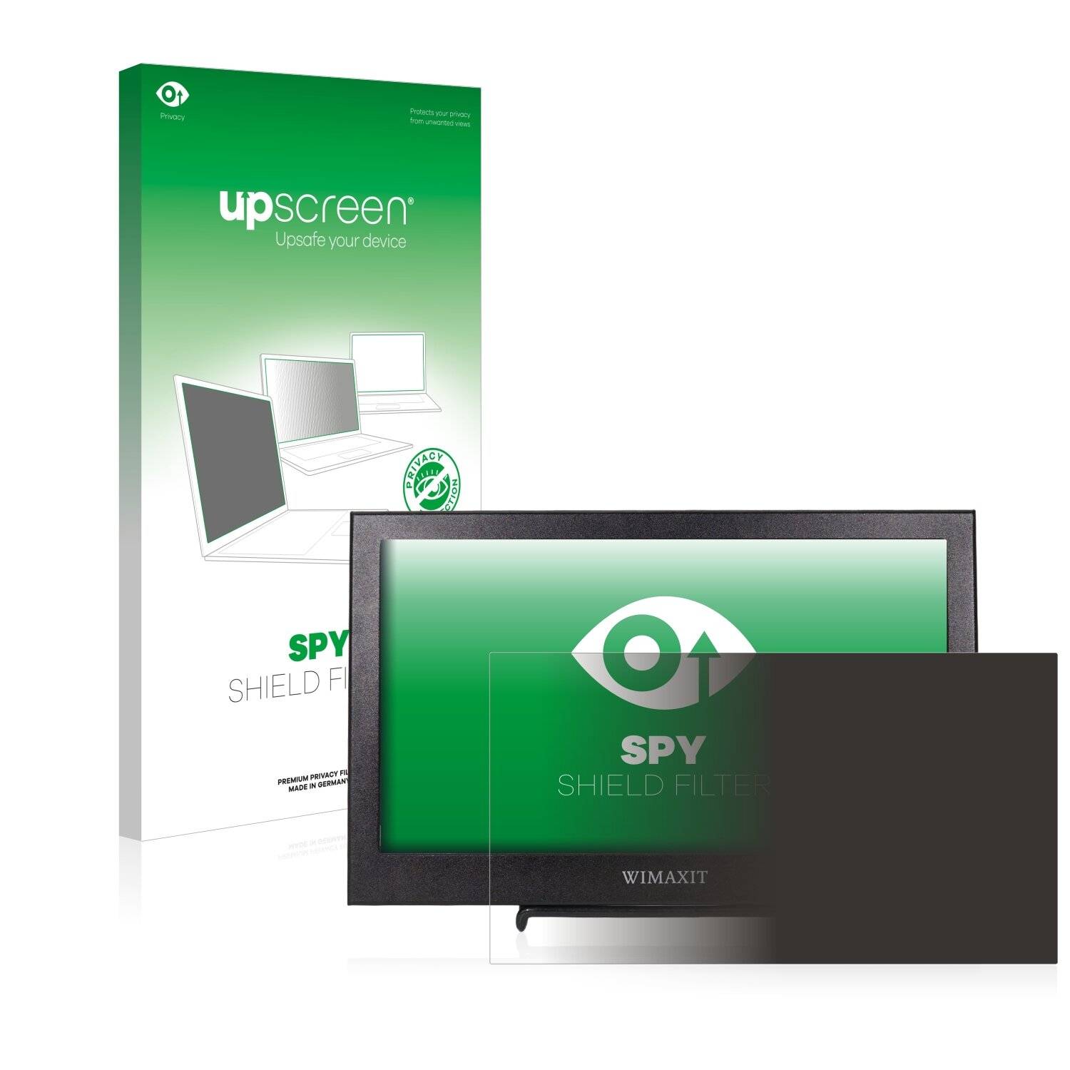 upscreen Spy Shield Filter Premium Blickschutzfilter für Wimaxit M1160 Portable Monitor