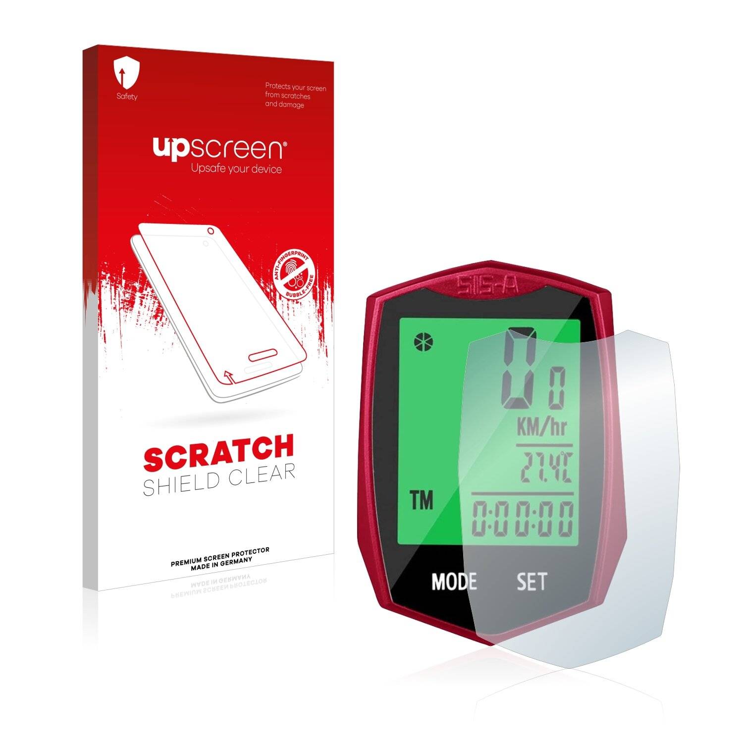 upscreen Scratch Shield Clear Premium Displayschutzfolie für Dinoka Bike