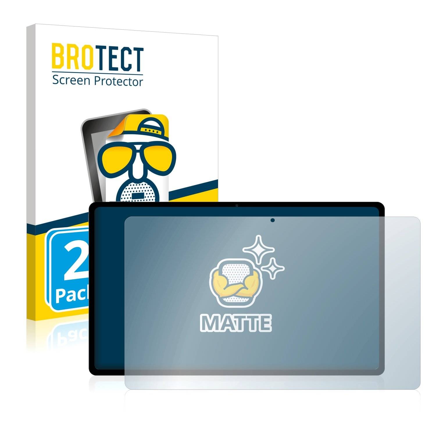 2x BROTECT Matte Displayschutzfolie für Teclast T40 Plus - Entspiegelt,