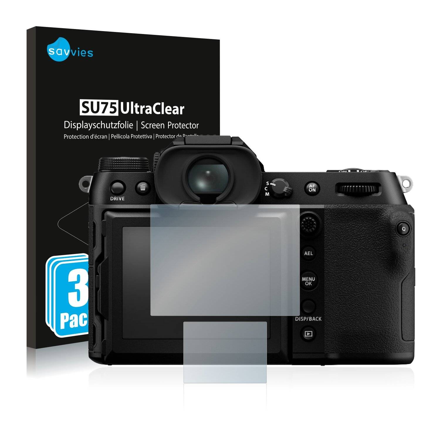 6x Savvies SU75 Displayschutzfolie für Fujifilm