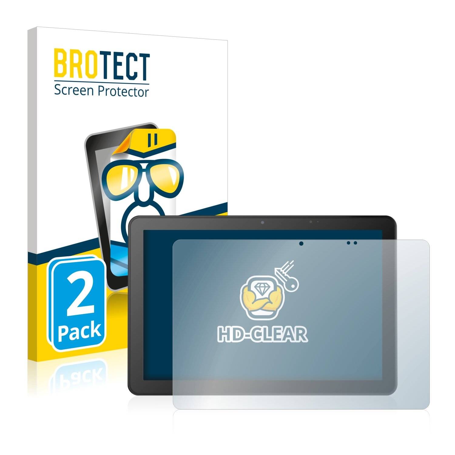 2x BROTECT HD-Clear Displayschutzfolie für Sunmi M2