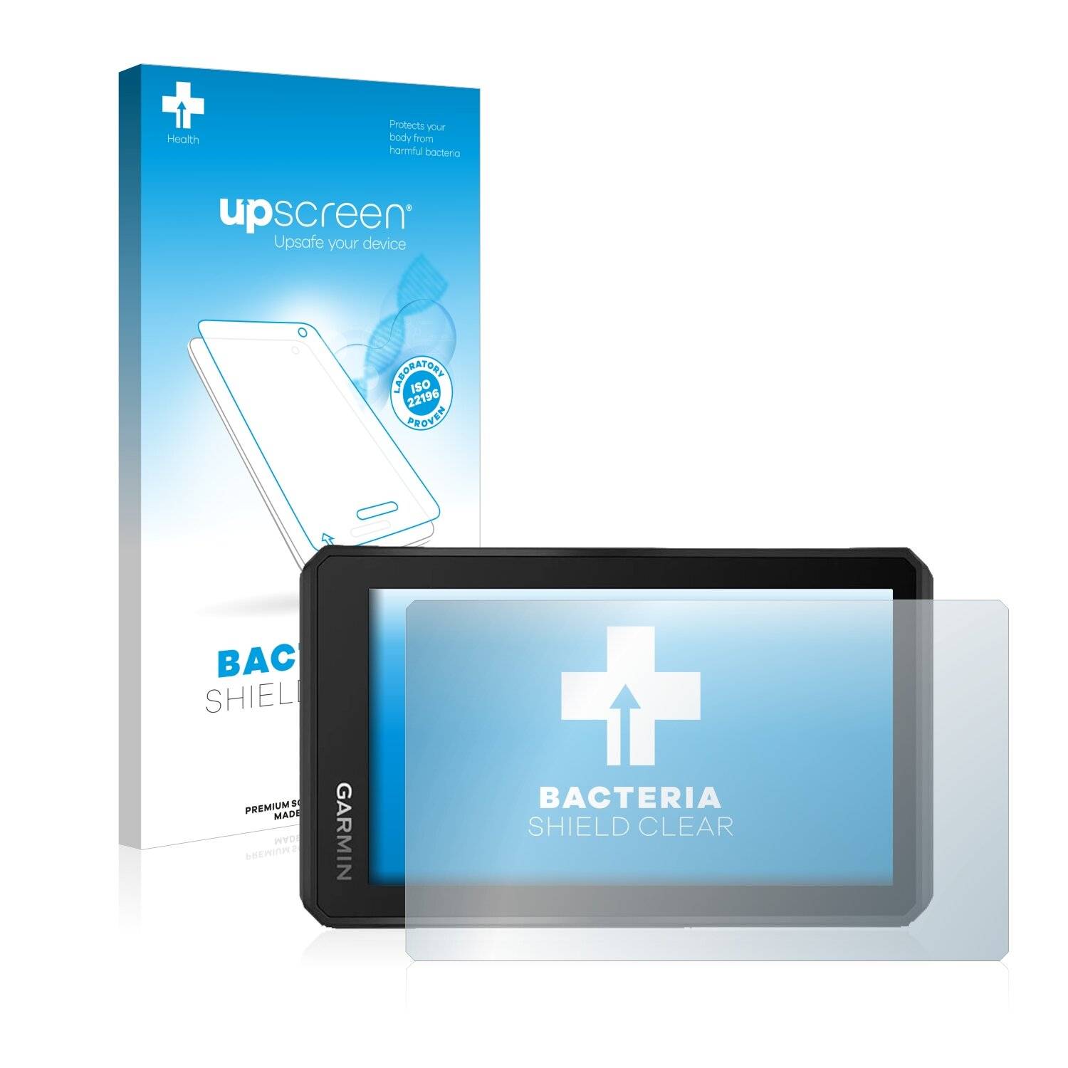 upscreen Bacteria Shield Clear Premium Antibakterielle Displayschutzfolie für Garmin