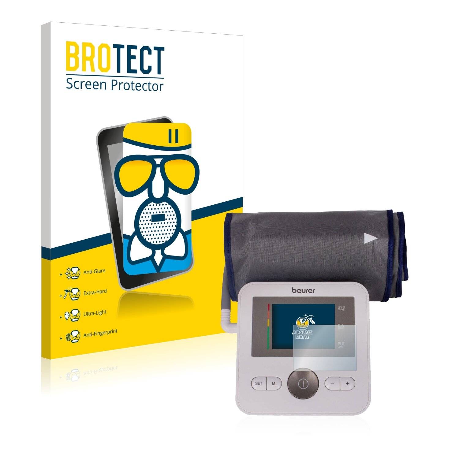 BROTECT AirGlass Matte Schutzglas Folie für Beurer BM