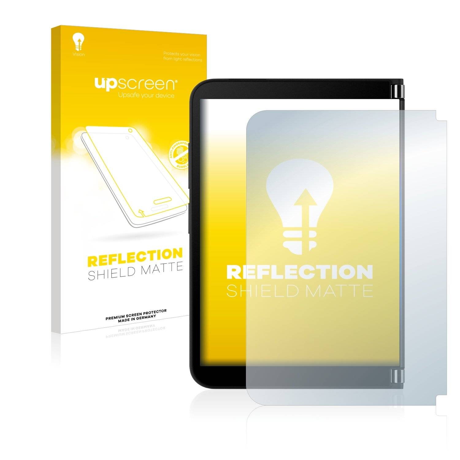 upscreen Reflection Shield Matte Premium Displayschutzfolie für Microsoft Surface Duo