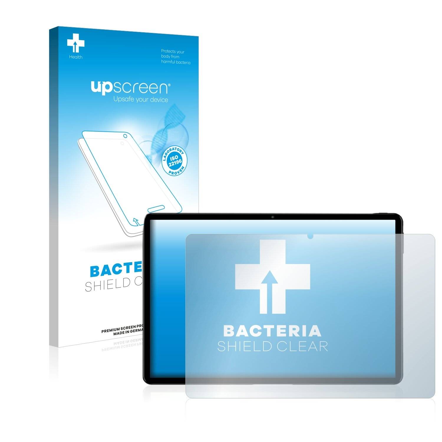 upscreen Bacteria Shield Clear Premium Antibakterielle Displayschutzfolie für Teclast T30