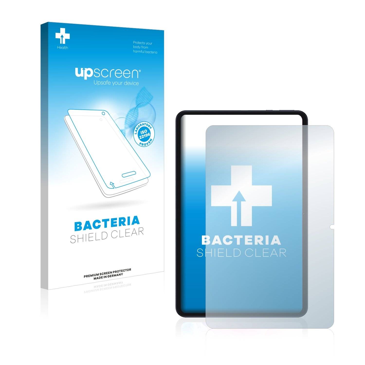 upscreen Bacteria Shield Clear Premium Antibakterielle Displayschutzfolie für Teclast T40